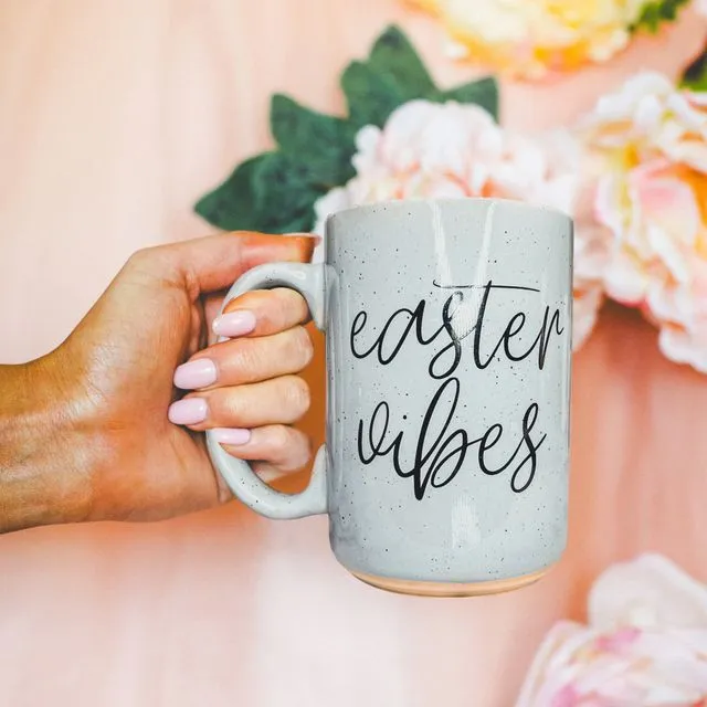 Easter Vibes Pink or Blue Coffee Mug