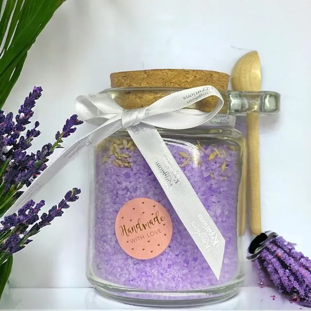 Natural Lavender Bath Salts - 225g