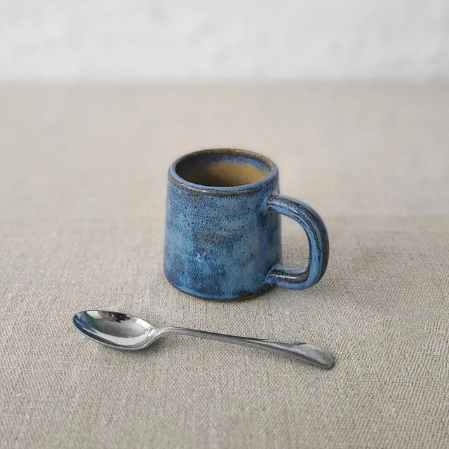 Malachite Blue Rustic Espresso Mug