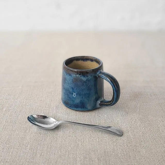 Nebula Blue Rustic Espresso Mug