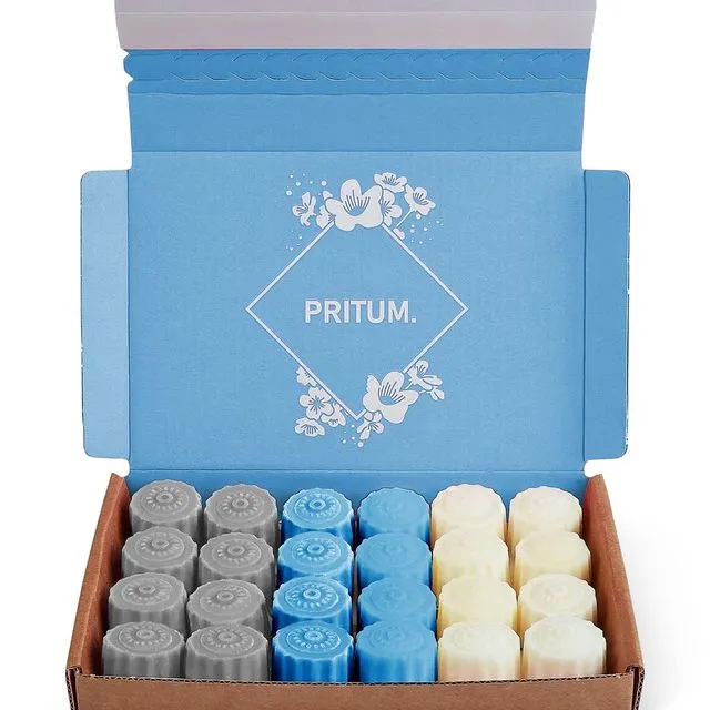 PRITUM. Creed, Invictus & Sauvage Aftershave Inspired Set Of Three Gift Set Eco Vegan Premium Strong Scented Wax Melts 24 In Box