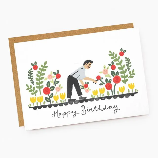 Gardener Birthday Card