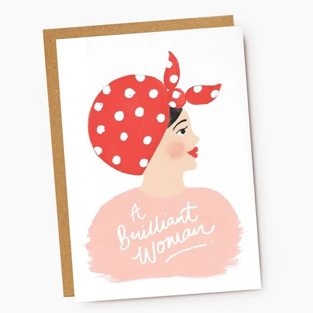 A Brilliant Woman Card