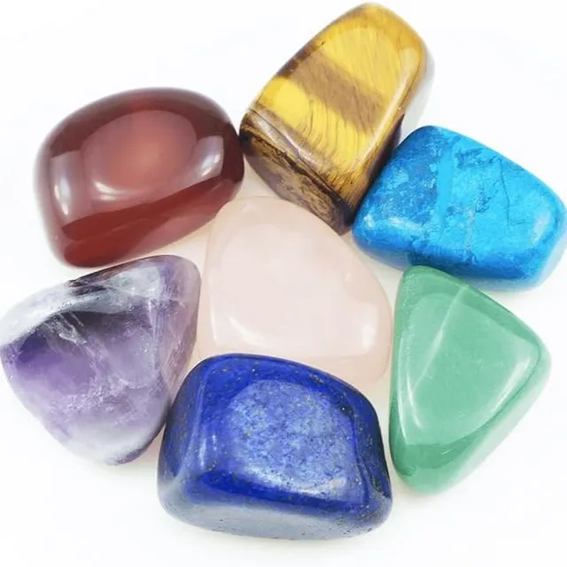 Healing Crystal for Beginners 7 Chakra Crystals Sets Natural Gemstones and Stone Spiritual Gifts for Meditation Reiki