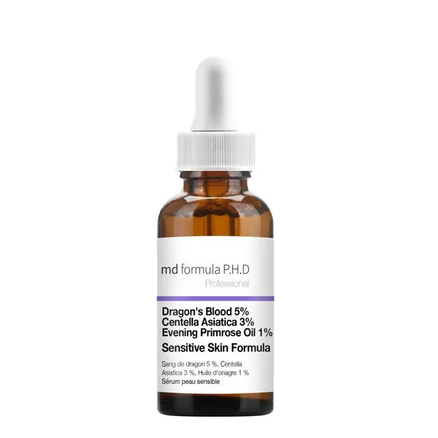 MD Formula Sensitive Skin Serum Dragon's Blood 5%, Centella Asistica 3%, Evening Primrose Oil 1% 1.01 fl oz