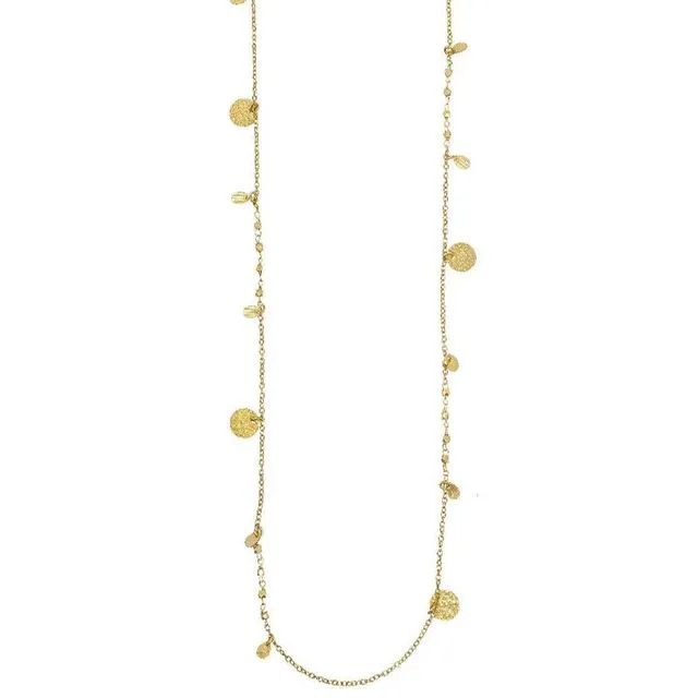 Athens Gold Coin Necklace