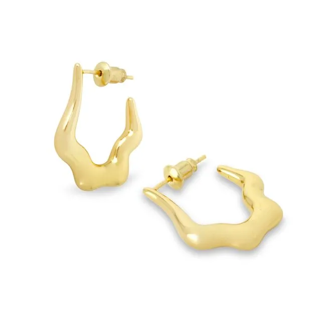 Avery Gold Hoop Earrings