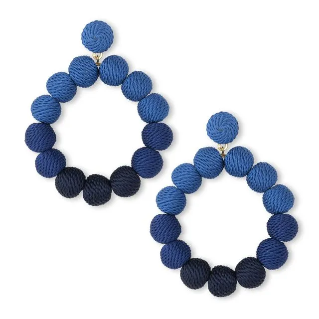 Gelato Earrings Blue Ombre