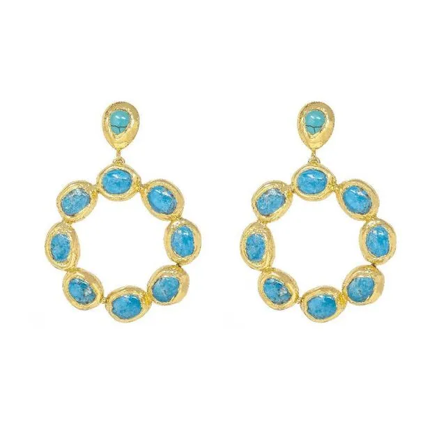 Wanda Turquoise Earrings