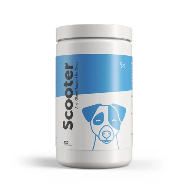 SCOOTER – Anal Gland Supplement for Dogs and Puppies - 120 Soft Chews