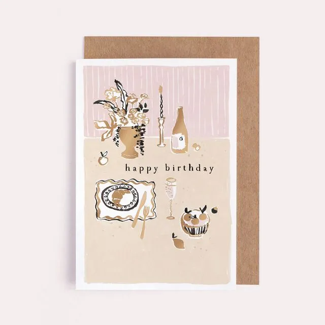 Brunch Birthday Card | Female Birthday Cards | Luxury Cards