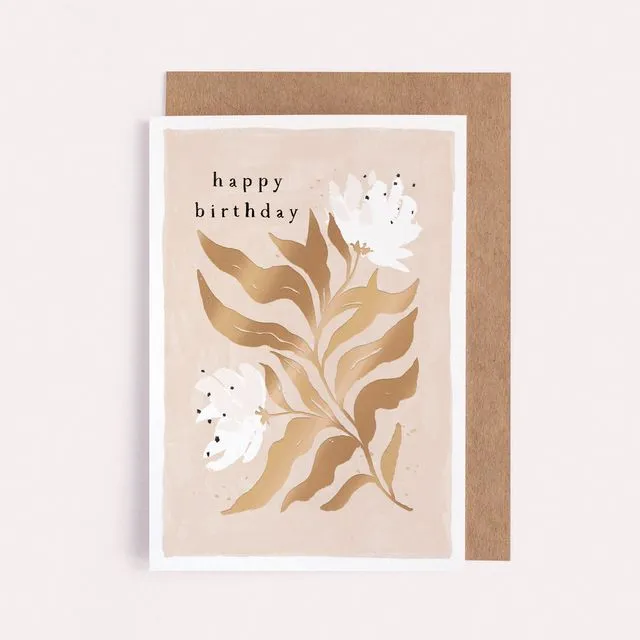 Serene Floral Birthday Card | Female Birthday Cards | Birthday Cards