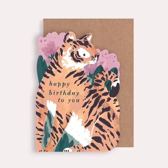 Tiger Birthday Cards | Tiger Cards | Animal Cards | Kids Birthday Cards