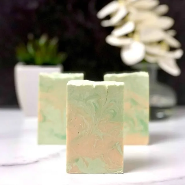 Green Tea and Cucumber Handcrafted Soap