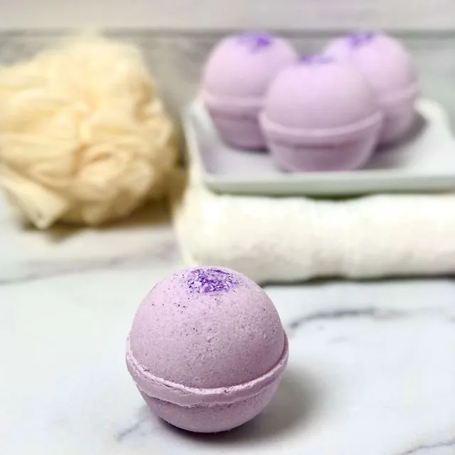 Lavender Bubbling Bath Bombs