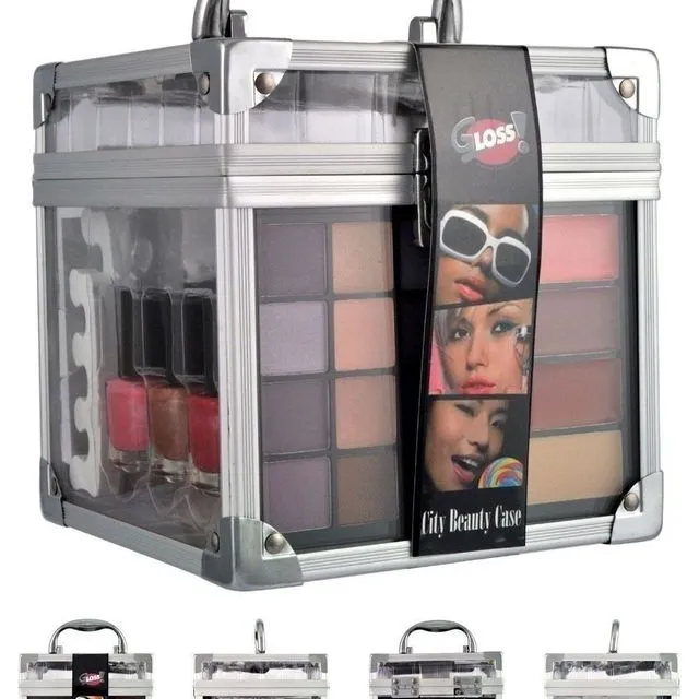 Makeup case City Beauty Gray Case - 36pcs