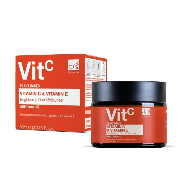 Dr Botanicals Vitamin C 1% & Vitamin E Brightening Duo Moisturizer 2 fl oz