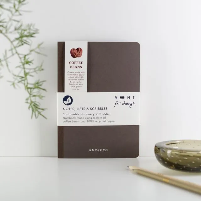 Notebook A5 Recycled - Sucseed Coffee Bean
