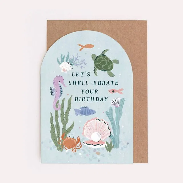 Under The Sea Birthday Card | Kids Birthday Cards | Childrens Birthday Card