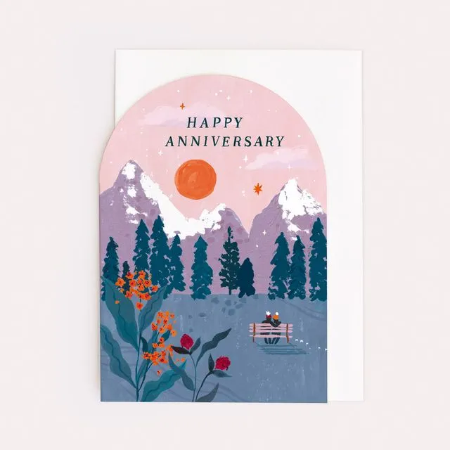 Anniversary Sunset Card | Anniversary Cards | Love Cards