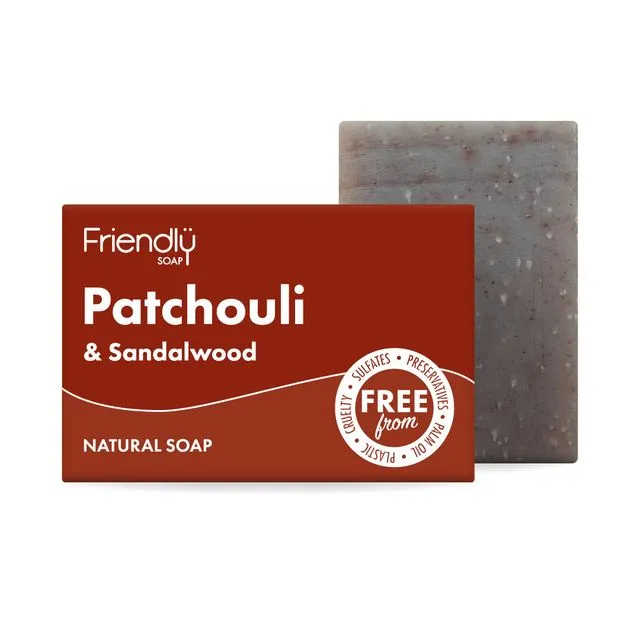 Patchouli & Sandalwood Vegan Soap Bar (6 x 95g)