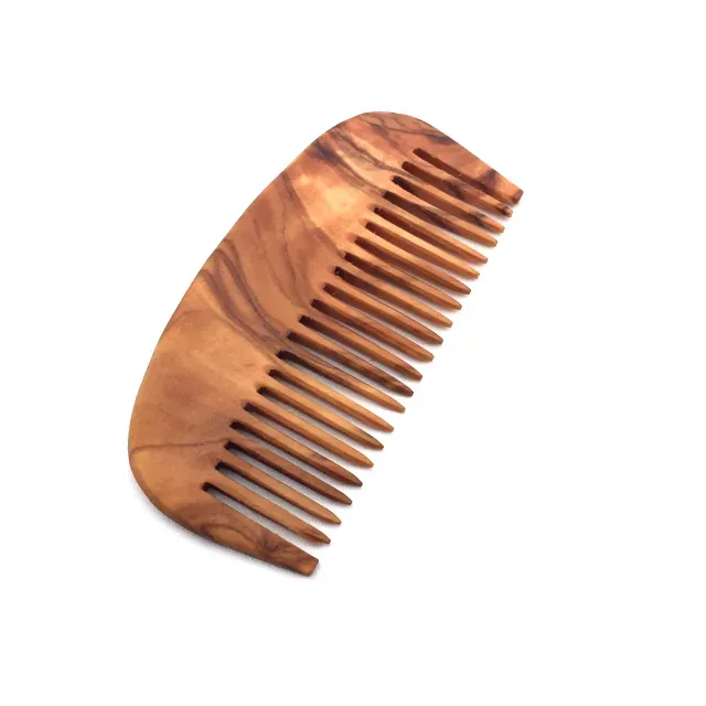 Classic comb made of olive wood
