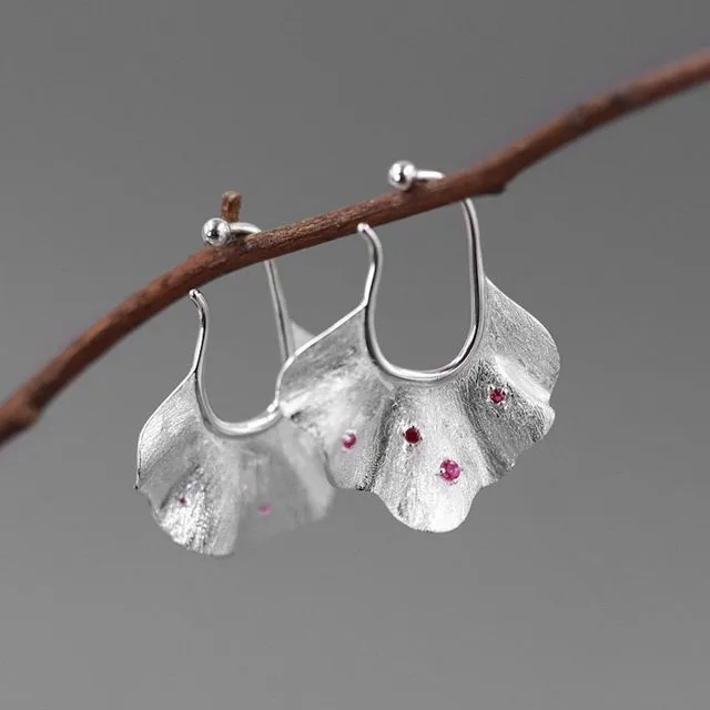 Unique Ear cuff - Flower Petals - Sterling silver - One piece
