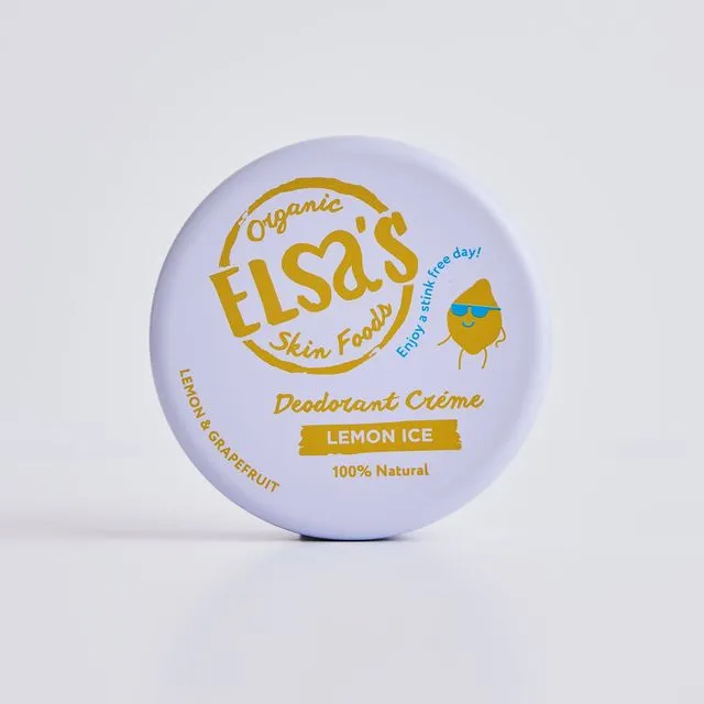 Natural Deodorant Cream - Lemon Ice