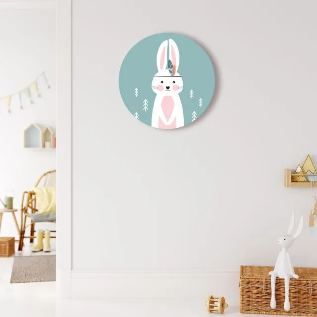 Wall Roundie - Boho Bunny