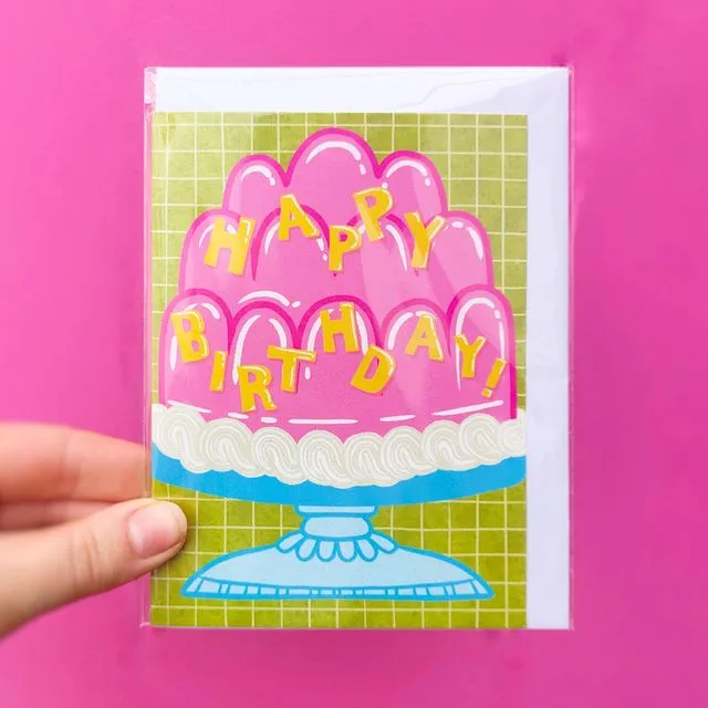 Jelly Birthday Greetings Card