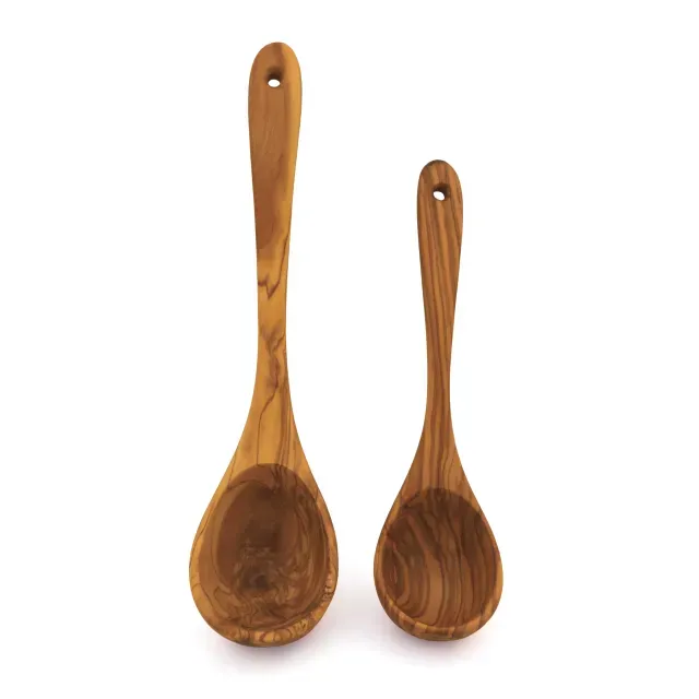 lightweight ladle made of olive wood