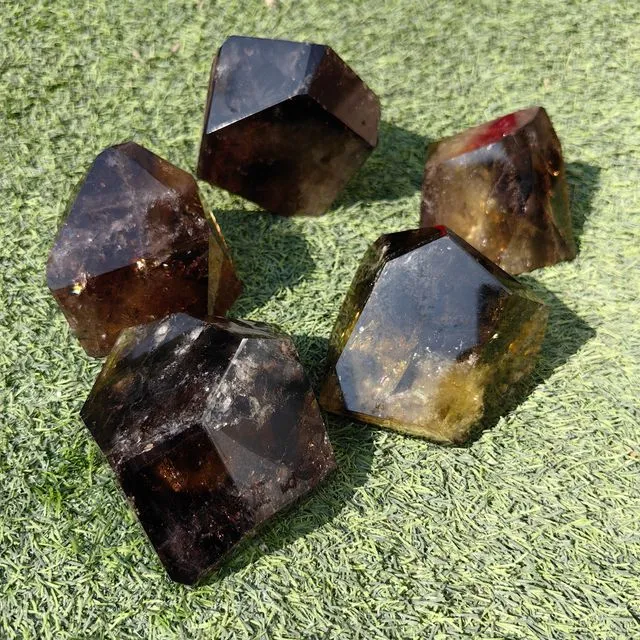 600g (3pc-5pc) Smoky Quartz Crystal Stone Gift Energy Quartz Crystal Raw Mineral