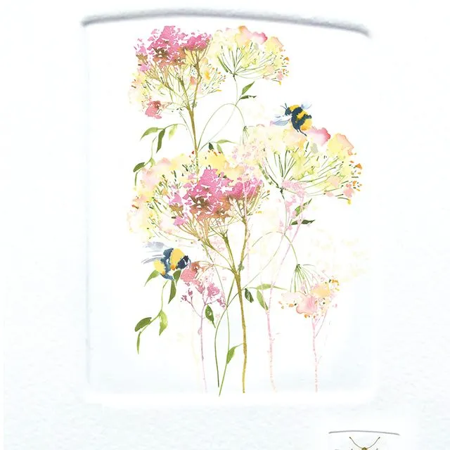 Birthday Greeting Card Flower Bees Press - WFP2