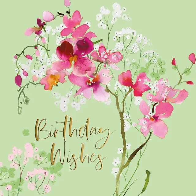 Greeting Card Birthday - Chelsea Darling Orchid -LCD1