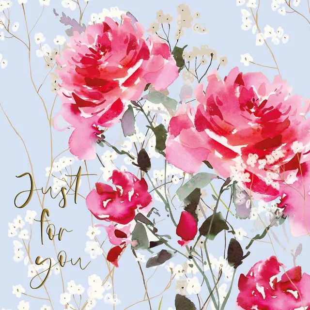 Greeting Card Birthday - Chelsea Darling Roses - LCD5