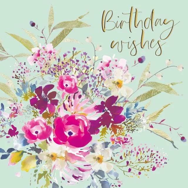 Greeting Card Birthday - Chelsea Darling Chelsea Bouquet -LCD12