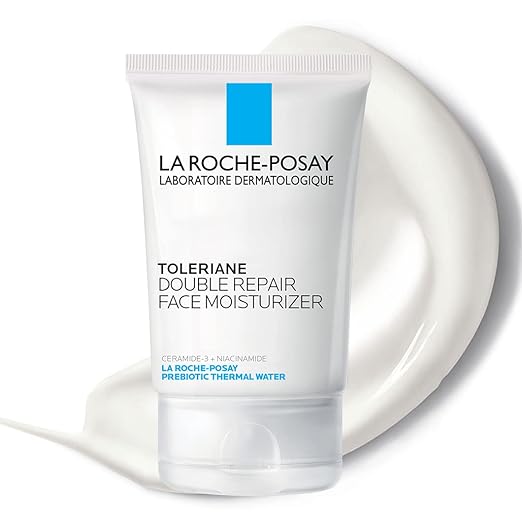 La Roche-Posay Toleriane Double Repair Face Moisturizer | Daily Moisturizer Face Cream with Ceramide and Niacinamide for All Skin Types | Oil Free | Fragrance Free
