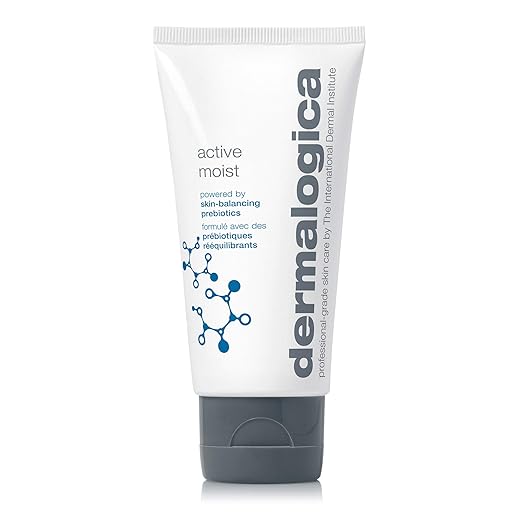 Dermalogica Active Moist Face Moisturizer, Oil-Free Lightweight Daily Hydrating Lotion, Helps Improve Skin Texture and Combat Surface Dehydration for Women and Men