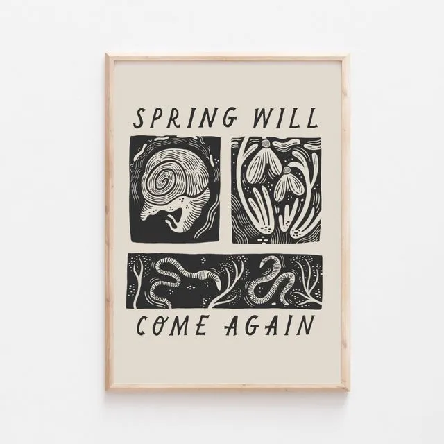 Spring Will Come Again' Seasons Art Print