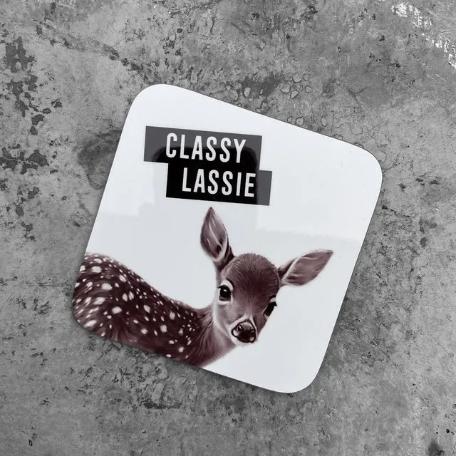 CLASSY LASSIE Scottish Coaster