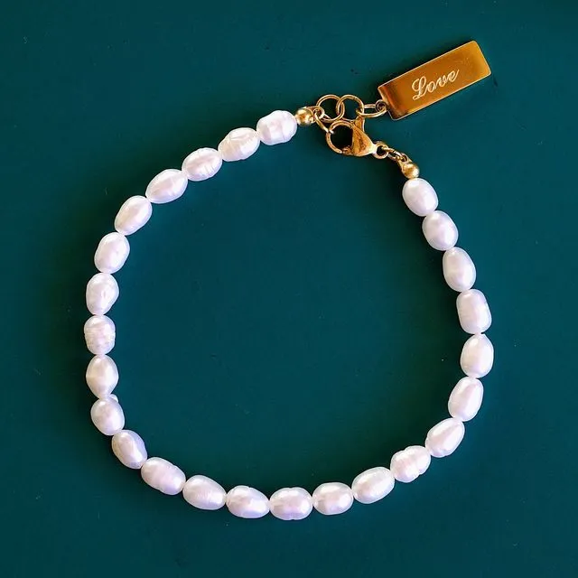 Taces - Vintage Pearl Bracelet