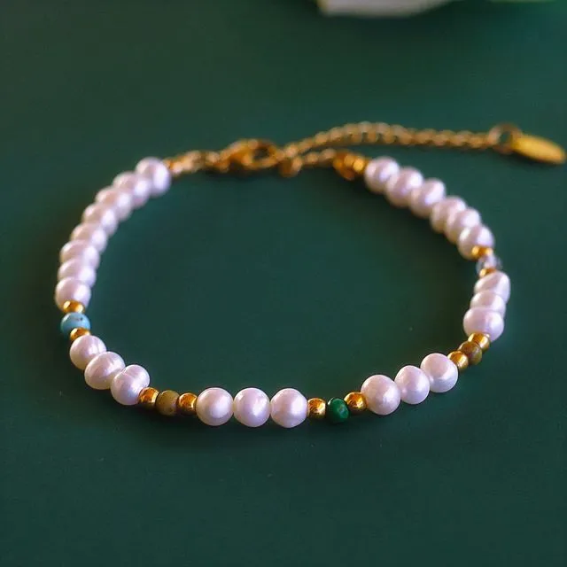 Anoah - Beaded Pearl Bracelet