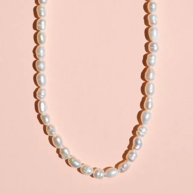 Mog - 5mm Pearl Necklace for Women