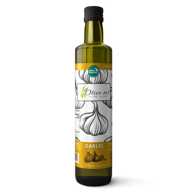 Small Batch Extra Virgin Olive Oil - Garlic Infused (Case of 6)