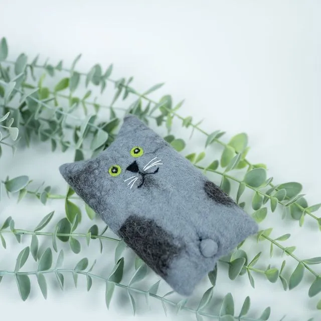 Wool Felted Cat Toy | Re-usable Cat Toy | Catnip Toy| Eco-friendly Cat Toy