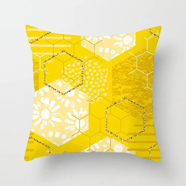 Simple Abstract Sofa Square Pillow Cover Cushion Cover - TPR052-16