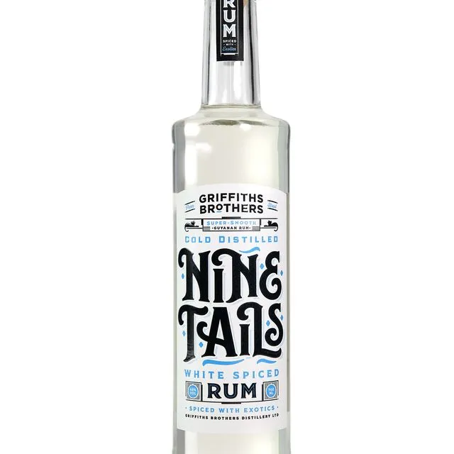 Nine Tails Cold-Distilled White Spiced Rum (70cl, 42%)