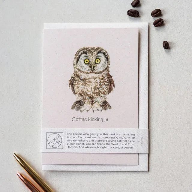 Coffee Lover's Give Back Greeting Card