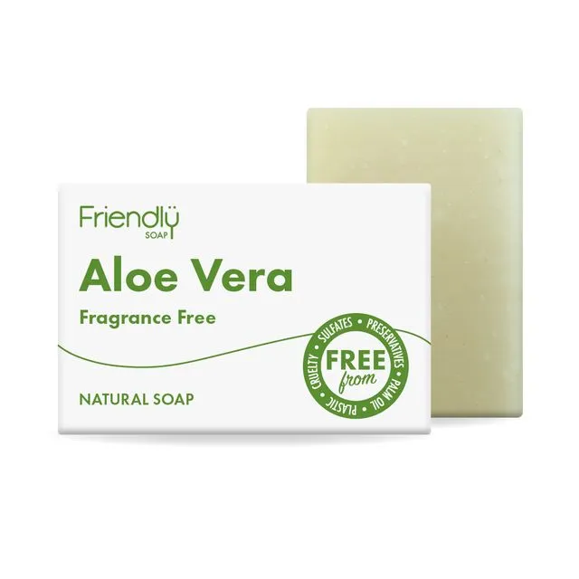 Aloe Vera Vegan Soap Bar (6 x 95g)