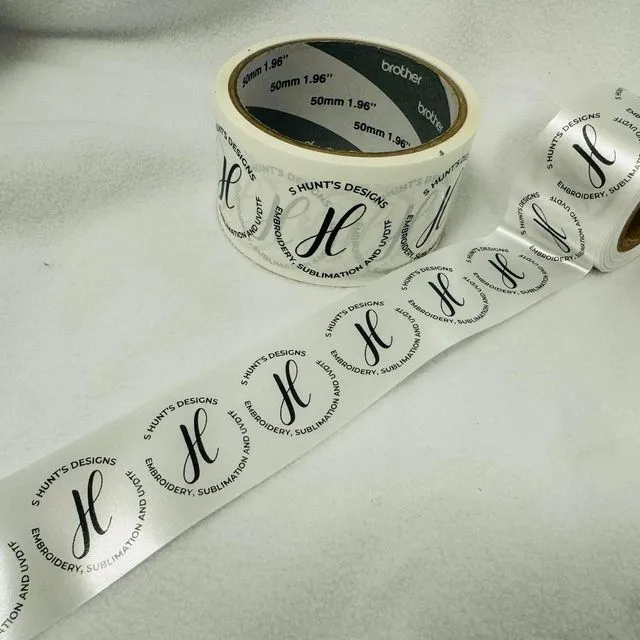 personalised packing tape